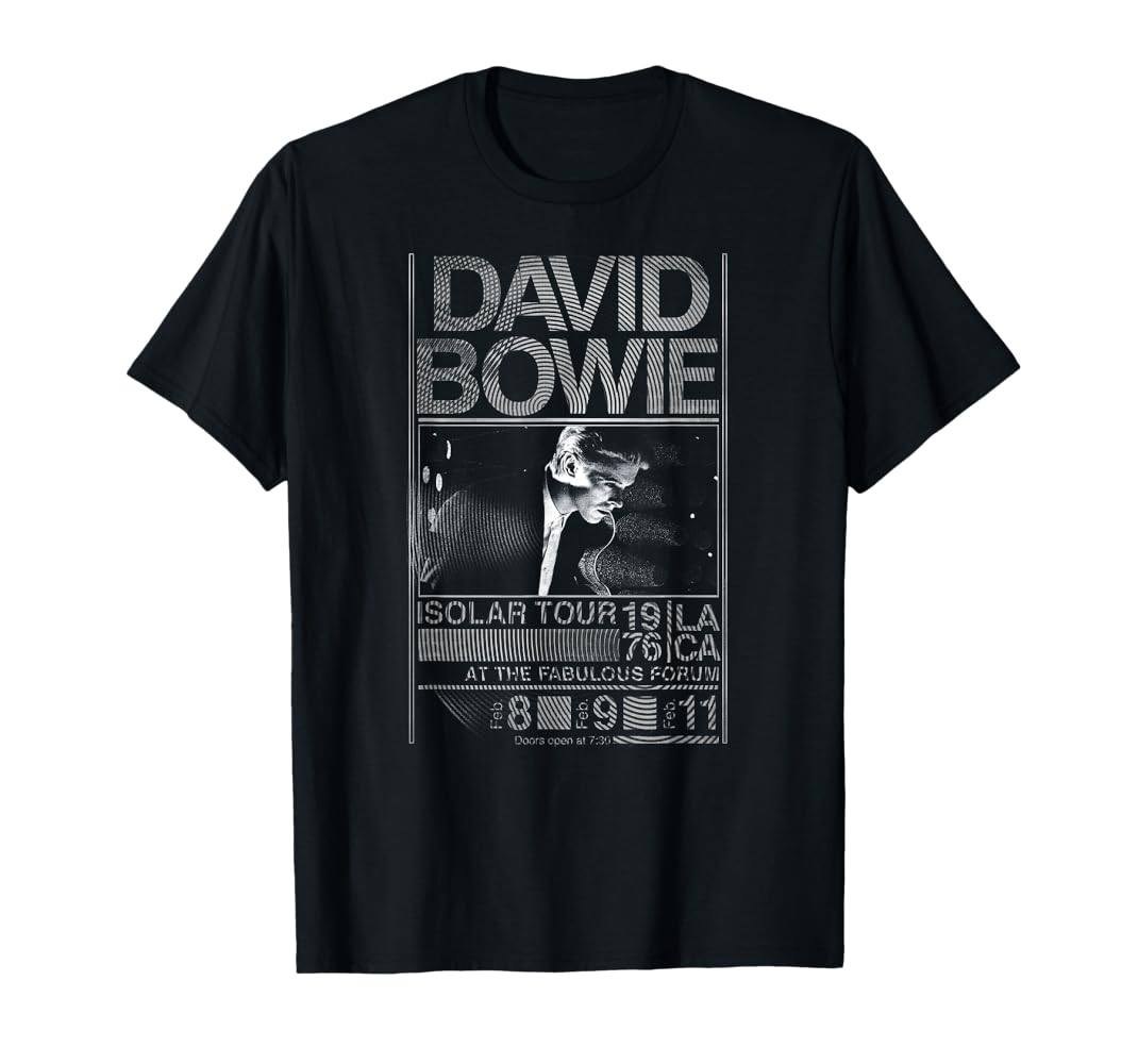 Amazon.com: David Bowie - Isolar Tour T-Shirt : Clothing